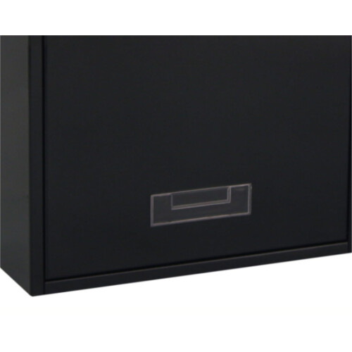 Green Wall Mounted Lockable Mailbox 44.5cm Durable Iron Large Capacity Post Box for Home and Office 1
