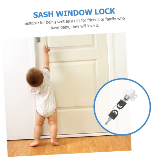 Sliding Window Lock with Key, Childproof Safety and Adjustable Ventilation Control for Home Security 2