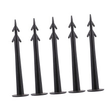 50pcs Garden Membrane Pegs Heavy Duty Plastic Tent Stakes Secure Ground Anchoring for Landscaping Camping Outdoor Use