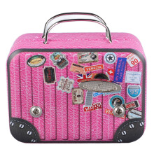 Lovely Luggage Type 3 Music Box Pink Tinplate