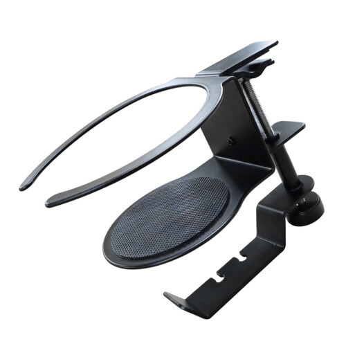 Headphone Hook 360 Rotatable Under Desk Headphone Holder Clip On Design SpaceSaving ScratchProof 2