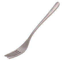 Titanium Camping Fork Lightweight Durable Utensil with Ergonomic Long Handle for Hiking and Outdoor