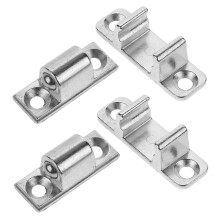 4pcs Metal Range Hood Glass Panel Latch Replacement Parts with Durable Construction and Easy Installation