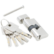 Door Lock Cylinder DC70MM Anti Drill Anti Pick Security Core Durable Steel Easy Swap Installation
