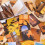 7 Sets 350 Sheets Vintage Sticker Book Colorfast 7