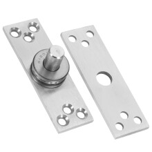 Heavy Duty Concealed Pivot Hinge 360 Rotation Stainless Steel Invisible Door Hinge for Cabinets Wardrobes