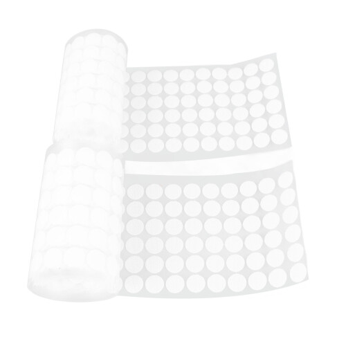 2 Rolls 504 Pairs White 1.5 cm Hook and Loop Dots 2
