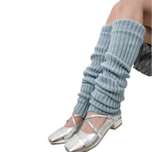 Women's Knitted Leg Warmers Ribbed Ankle Style Soft Breathable Fabric Cozy Lightweight Warmth