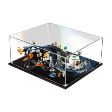 Acrylic Display Case for 31142 Space Coaster, Clear Dust Protection, Transparent 3mm Panel