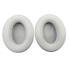 Noise Isolating Earpads For Ultra Headphones Memory Foam-White