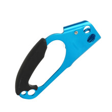 Hand Ascender for Climbing Rope, Lightweight Aluminum Alloy Rope Clamp 8‑13mm with Ergonomic Anti‑Slip Handle
