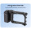 Shockproof Camera Holder With Cold Shoe Adapter For-Black Color 7