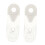 2pcs Plastic Roller Blind Handle Replacement Set, Durable Vertical Blind Handle with Comfortable Grip 1