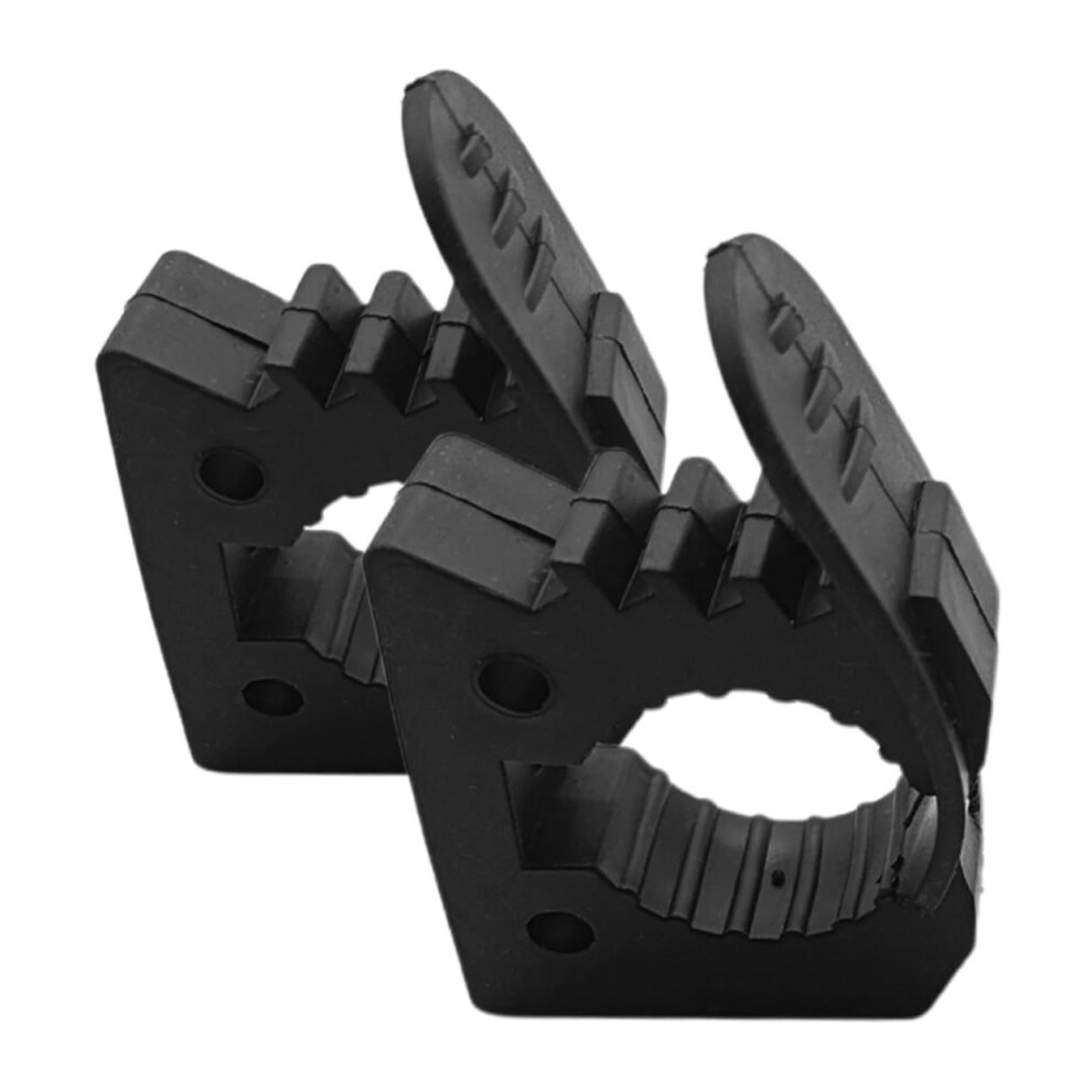 2Pcs Quick Release Rubber Tool Clamp With Secure Grip For Shovels And Offroad Utility Racks 9330225344544