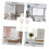 2pcs Plastic Roller Blind Handle Replacement Set, Durable Vertical Blind Handle with Comfortable Grip 3