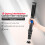 Draagbare monopod van koolstofvezel met meerdere secties- P366C 4