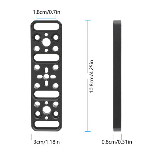 Camera Base Plate Extension Long Cheese Plate Multiple 2