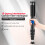 Draagbare monopod van koolstofvezel met meerdere secties- P366C 5