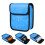 Sac de rangement blindé de remplacement pour Films 4x5-bleu 3