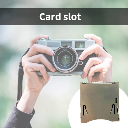 Emplacement pour carte de caméra en métal de durabilité pour 2