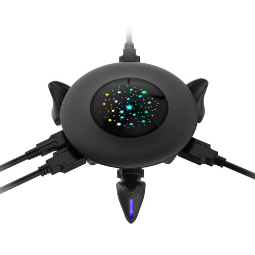 Circular Gaming Keyboard Mouse Converter with Button Mapping