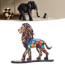 Metal Animal Desktop Ornament 24 x 7 x 20 cm Decor