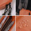 Nylon Travel Storage Pouch With Multiple Pockets For-Orange 5