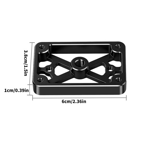 Plaque universelle à dégagement rapide Arca de 38mm pour 2