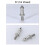 Pieds monopode 1/4 3/8 pouces, vis fixe, accessoires-P2 7