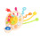 White Space-Shape Pull String Silicone Sensory Toy 13