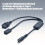 Câble de chargement Compact DC5.5x2.1mm vers USB femelle, pour 5
