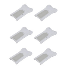 Sliding Door Lock 6pcs Childproof Cabinet Lock with Strong Adhesive for Baby Safety and Easy Install