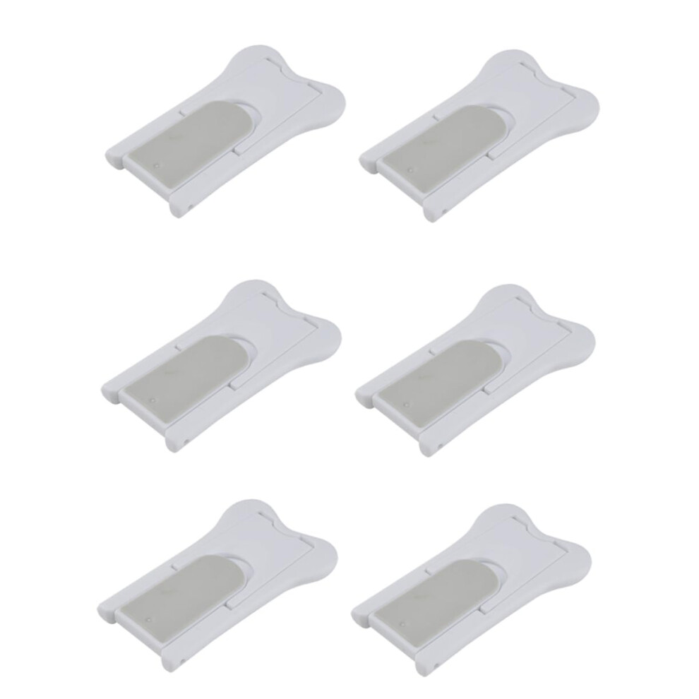 Sliding Door Lock 6pcs Childproof Cabinet Lock with Strong Adhesive for Baby Safety and Easy Install