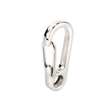 Aluminum Alloy Carabiner Clip with OneHand Quick Release Keychain Hook for Camping Hiking Outdoor