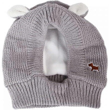 (gray) Dog Knitted Hats,Dog Snood Warm Dog Ears Cover Noise Protection for Anxiety Relief & Calming Pet