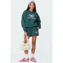 (XL, Green 1) 2025 Fall Winter New Women's Jacket and Wide Leg Pants Set Loose Thick Long Sleeve Casual Outfit