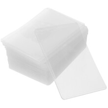 Trading Card Sleeves 20 Pack Transparent Double‑Sided Photo Card Protectors Scratch and Water Resistant
