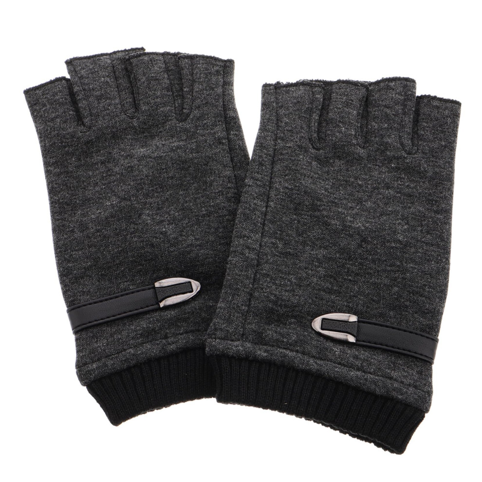Thermal Fingerless Gloves With AntiâSlip Grip For Winter Cycling Driving And Outdoor Sports 9073542013600