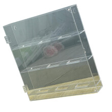 ThreeLayer Acrylic Guitar Pick Display Case with Large Capacity Storage Box for Collectors