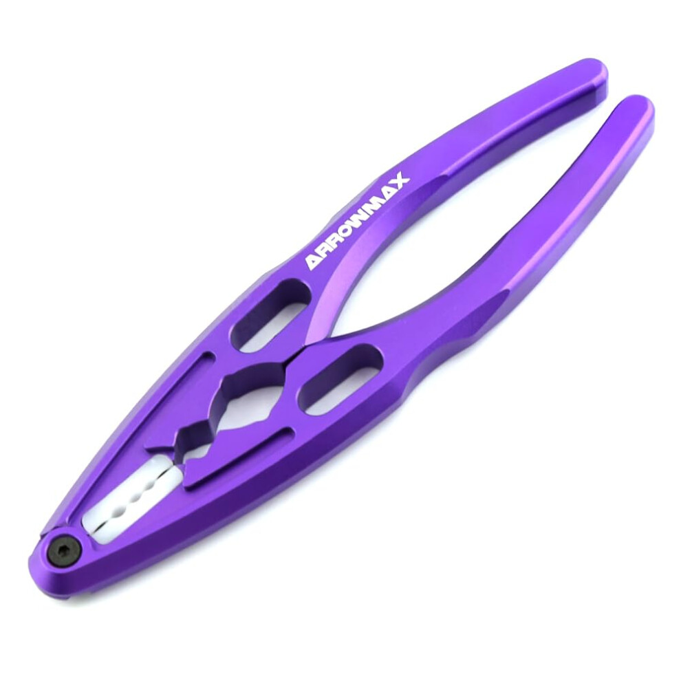 Rc Shock Pliers Aluminum Alloy Tool Precision Rubber Grip For 1/8Â1/24 Rc Car Shock Maintenance Purple 9351714493307