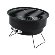 Portable Charcoal Grill Stainless Steel BBQ for Camping Hiking Picnic, Detachable SpaceSaving Design
