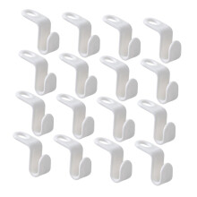 40pcs Closet Space Saving Hanger Hooks Durable Cascading Clothes Connectors for Wardrobe