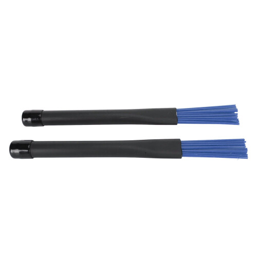 2pcs Retractable Drum Brushes 23.7x2.2x2cm Blue