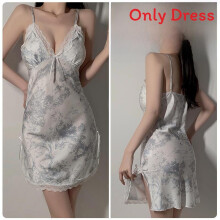 (SmokeGray,M)Youth Satin Sleepwear With Sleeveless Design And Soft Stretch Fabric For Rest And Activities Indoor