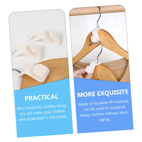 40pcs Closet Space Saving Hanger Hooks Durable Cascading Clothes Connectors for Wardrobe 1