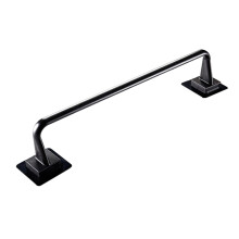 No Drill Towel Bar Adhesive Towel Rack Waterproof Heavy Duty Holder for Bathroom and Kitchen Black