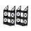 2X 1/64 Scale Diecast Garage Wheel Rack Shelves, Rustproof Durable Display for Mini Diorama Workshop 1