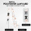 Retractable Lanyard with Waterproof PVC-sequined leopard pri 2