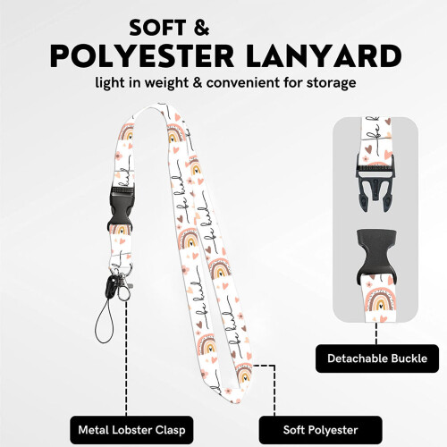 Retractable Lanyard with Waterproof PVC-sequined leopard pri 1
