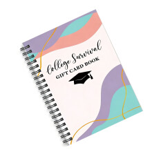 Graduation Greeting Card Holder 13x18cm Twin Coil Binding-B